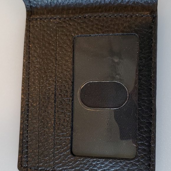 Harley Davidson Men's Embossed Stripe Bi Fold Leather Wallet - Picture 5 of 7